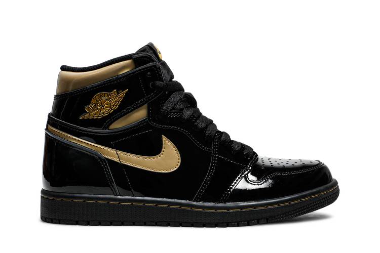 Air Jordan Air Jordan 1 High Black Metallic Gold - 555088-032 / 575441-032