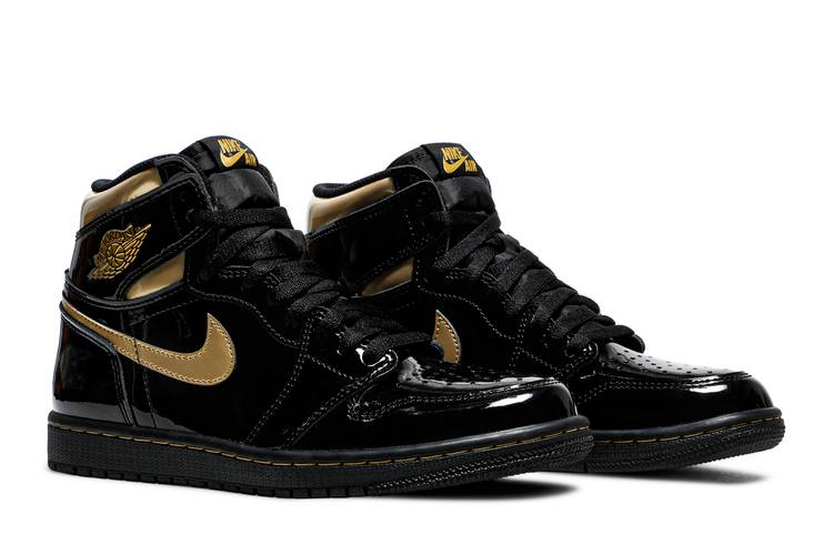 Air Jordan Air Jordan 1 High Black Metallic Gold - 555088-032 / 575441-032