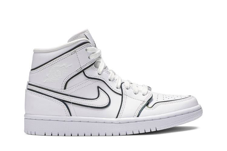 Air Jordan Air Jordan 1 Mid Iridescent Reflective White - CK6587-100