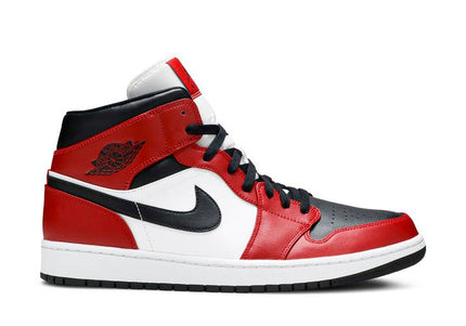 Air Jordan Air Jordan 1 Mid Chicago Black Toe - 554724-069 / 554725-069