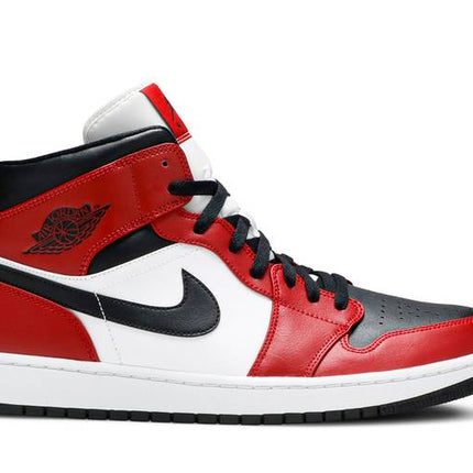 Air Jordan Air Jordan 1 Mid Chicago Black Toe - 554724-069 / 554725-069