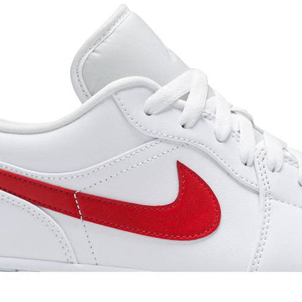 Air Jordan Air Jordan 1 Low White University Red - undefined