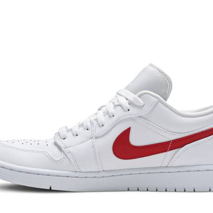 Air Jordan Air Jordan 1 Low White University Red - undefined