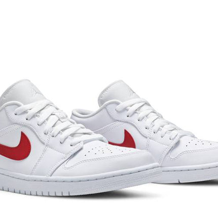 Air Jordan Air Jordan 1 Low White University Red - undefined