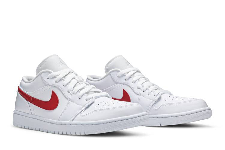 Air Jordan Air Jordan 1 Low White University Red - undefined