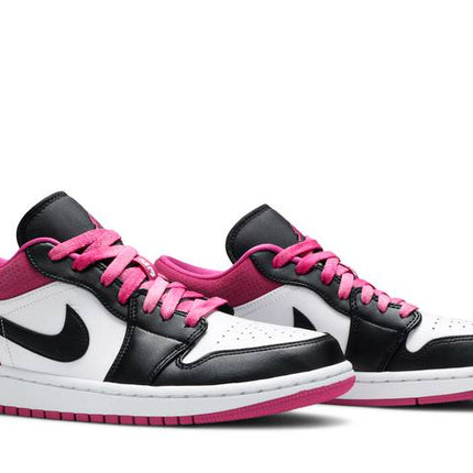 Air Jordan Air Jordan 1 Low Black Active Fuchsia - undefined