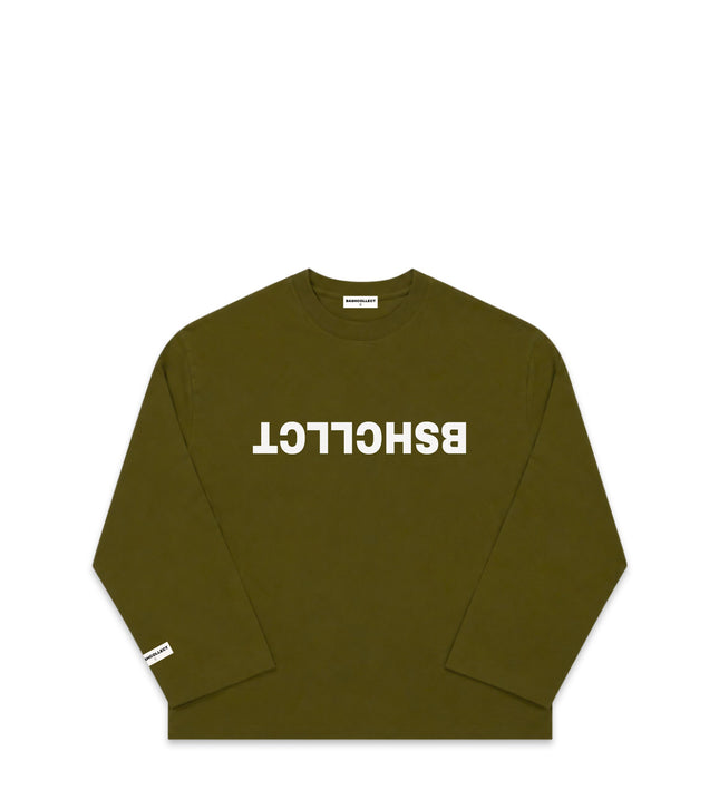 DECODED LONGSLEEVE - OLIJFGROEN