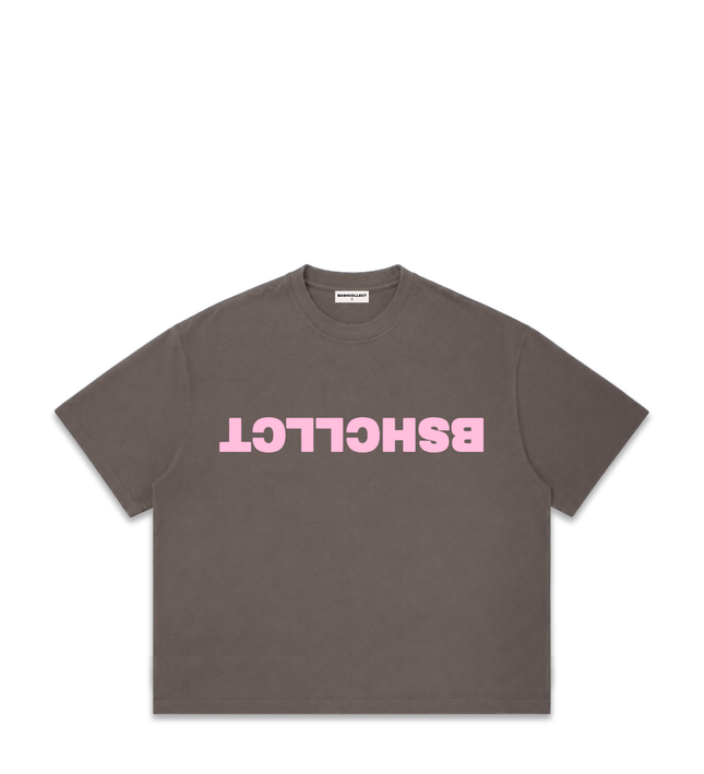 DECODED T-SHIRT - BRAUN ROSA