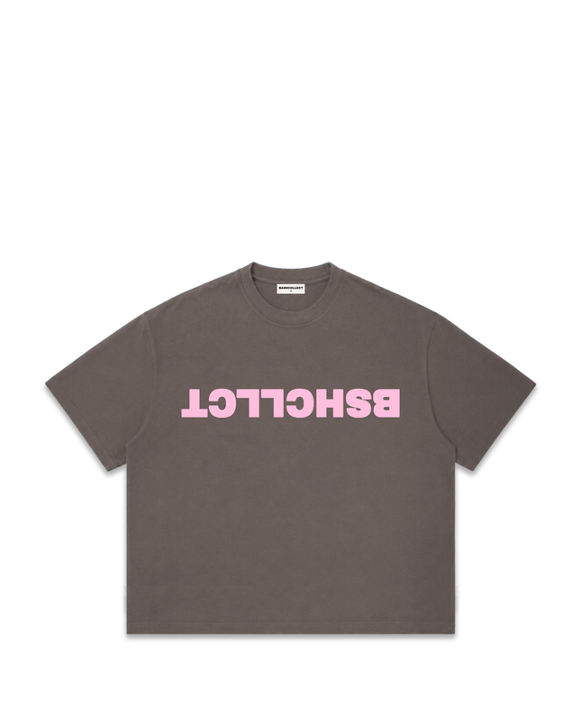 DECODED TEE - BROWN PINK
