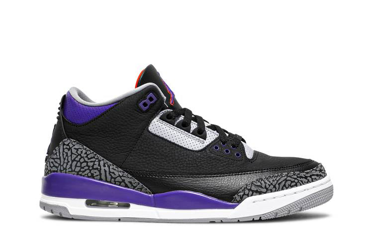 Air Jordan Air Jordan 3 Retro Black Court Purple - CT8532-050