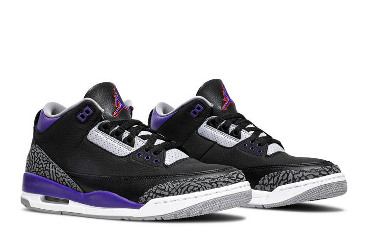 Air Jordan Air Jordan 3 Retro Black Court Purple - CT8532-050