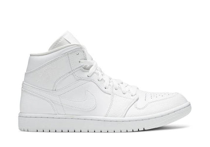 Air Jordan Air Jordan 1 Mid Triple White (2020) - 554724-130 / 554725-130