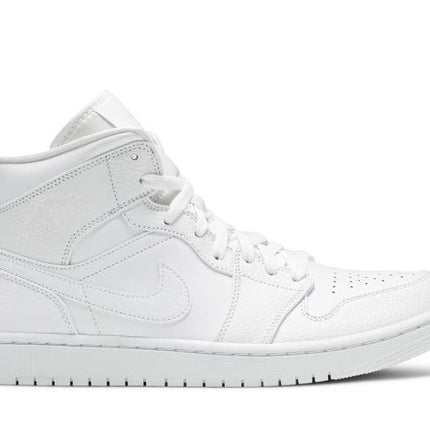 Air Jordan Air Jordan 1 Mid Triple White (2020) - 554724-130 / 554725-130