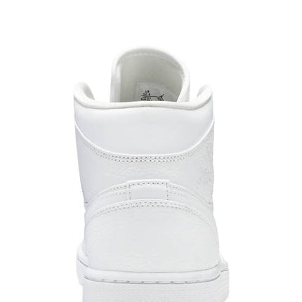 Air Jordan Air Jordan 1 Mid Triple White (2020) - 554724-130 / 554725-130