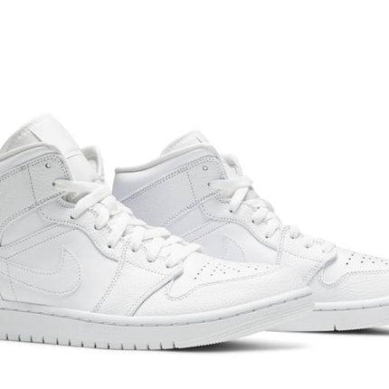 Air Jordan Air Jordan 1 Mid Triple White (2020) - 554724-130 / 554725-130