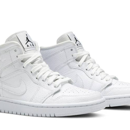 Air Jordan Air Jordan 1 Mid White Snakeskin - BQ6472-110