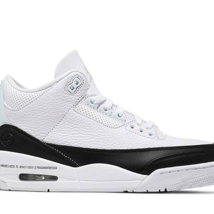 Air Jordan Air Jordan 3 Retro Fragment White Black - DA3595-100