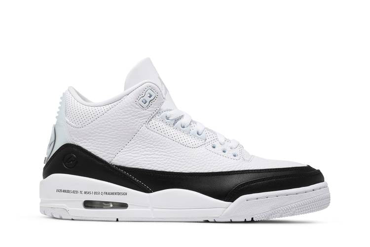 Air Jordan Air Jordan 3 Retro Fragment White Black - DA3595-100