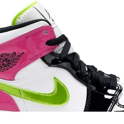 Air Jordan Air Jordan 1 Mid White Black Cyber Pink - CZ9834-100 / CZ9835-100