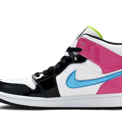 Air Jordan Air Jordan 1 Mid White Black Cyber Pink - CZ9834-100 / CZ9835-100