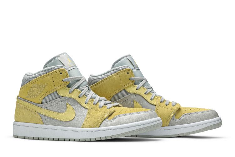 Air Jordan Air Jordan 1 Mid Mixed Textures Yellow - undefined