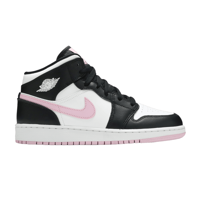 Air Jordan Air Jordan 1 Mid White Black Light Arctic Pink - 555112-103