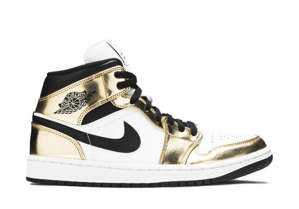 Air Jordan Air Jordan 1 Mid White Metallic Gold - DC1419-700 / DC1420-700