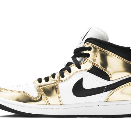 Air Jordan Air Jordan 1 Mid White Metallic Gold - DC1419-700 / DC1420-700