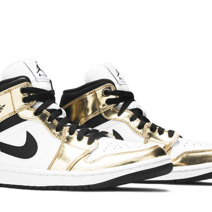 Air Jordan Air Jordan 1 Mid White Metallic Gold - DC1419-700 / DC1420-700