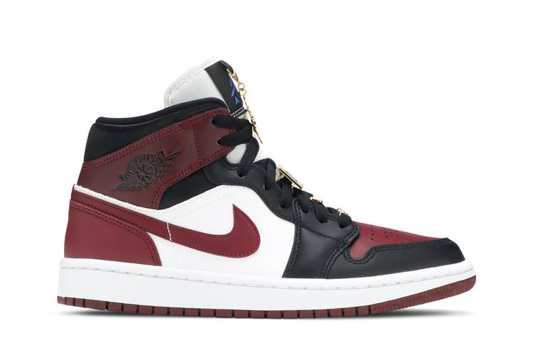 Air Jordan Air Jordan 1 Mid SE Black Dark Beetroot - CZ4385-016