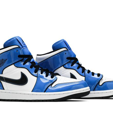 Air Jordan Air Jordan 1 Mid Signal Blue - DD6834-402 / BQ6931-402