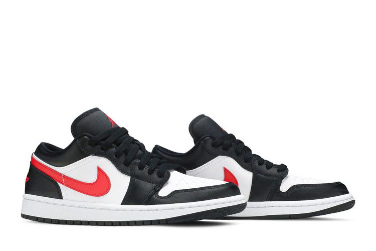 Air Jordan Air Jordan 1 Low Black Siren Red - DC0774-004