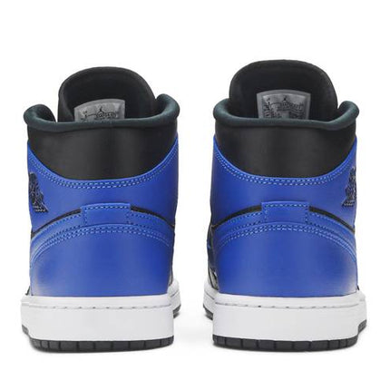 Air Jordan Air Jordan 1 Mid Hyper Royal Tumbled Leather - 554725-077 / 554724-077