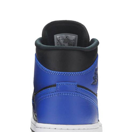 Air Jordan Air Jordan 1 Mid Hyper Royal Tumbled Leather - 554725-077 / 554724-077