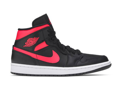 Air Jordan Air Jordan 1 Mid Black Siren Red - BQ6472-004