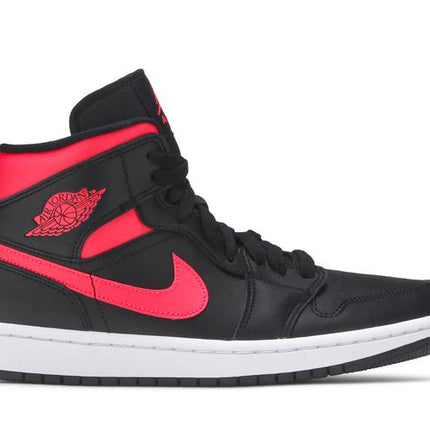 Air Jordan Air Jordan 1 Mid Black Siren Red - BQ6472-004