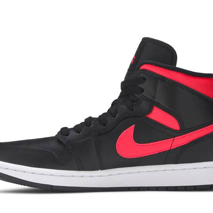 Air Jordan Air Jordan 1 Mid Black Siren Red - BQ6472-004