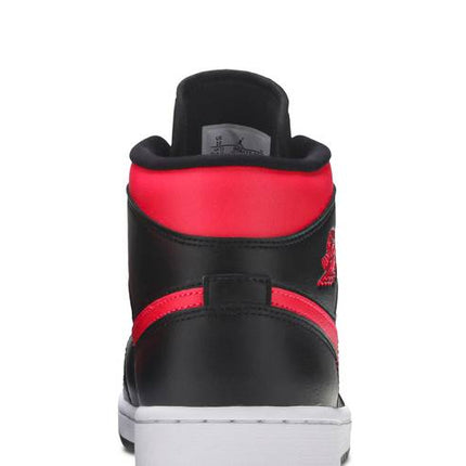 Air Jordan Air Jordan 1 Mid Black Siren Red - BQ6472-004