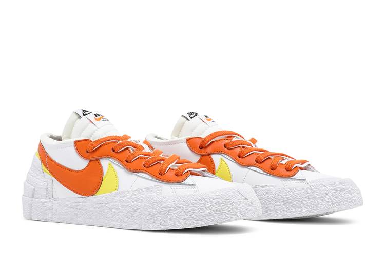 Nike Blazer Low Sacai White Magma Orange - DD1877-100