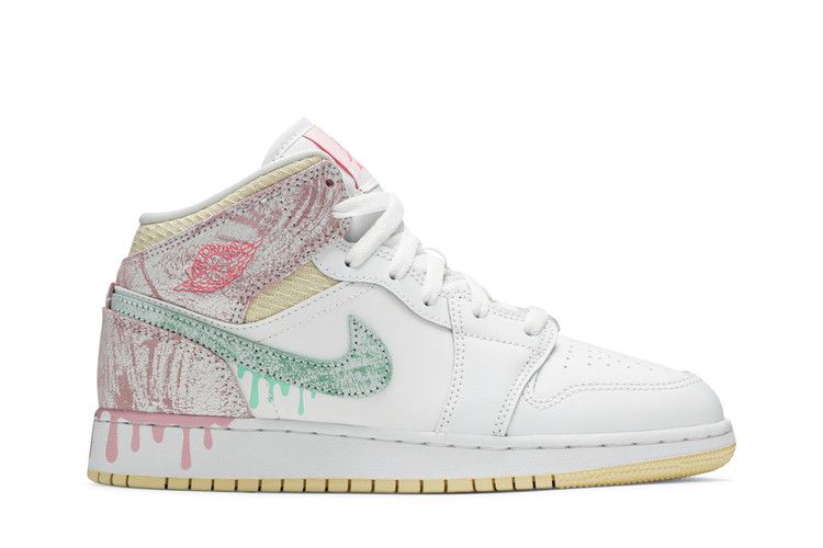 Air Jordan Air Jordan 1 Mid SE Paint Drip - DD1666-100