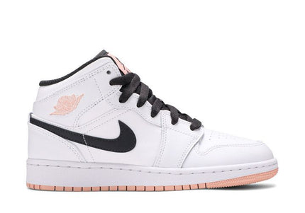 Air Jordan Air Jordan 1 Mid White Arctic Orange - 554725-180