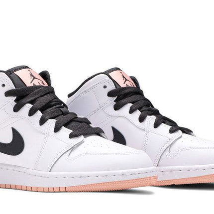 Air Jordan Air Jordan 1 Mid White Arctic Orange - 554725-180