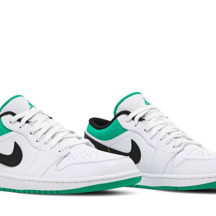 Air Jordan Air Jordan 1 Low White Lucky Green Black - 553558-129 / 553560-065