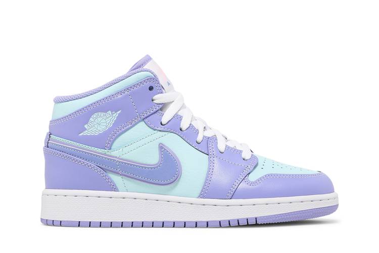 Air Jordan Air Jordan 1 Mid Purple Aqua - 554725-500