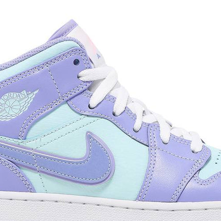 Air Jordan Air Jordan 1 Mid Purple Aqua - 554725-500