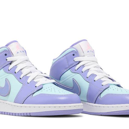 Air Jordan Air Jordan 1 Mid Purple Aqua - 554725-500