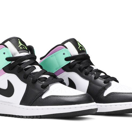 Air Jordan Air Jordan 1 Mid Pastel Black Toe - 554725-175