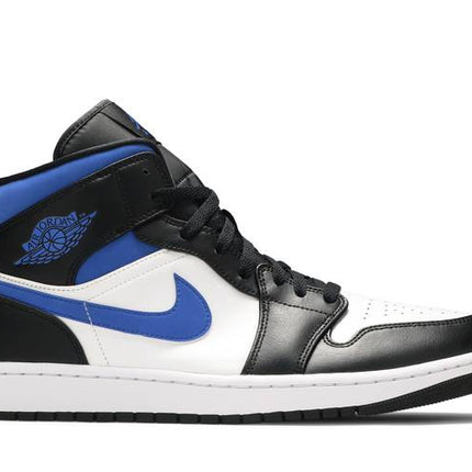 Air Jordan Air Jordan 1 Mid White Black Royal - 554725-140 / 554724-140