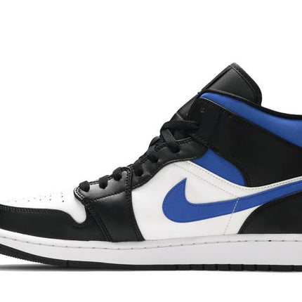 Air Jordan Air Jordan 1 Mid White Black Royal - 554725-140 / 554724-140