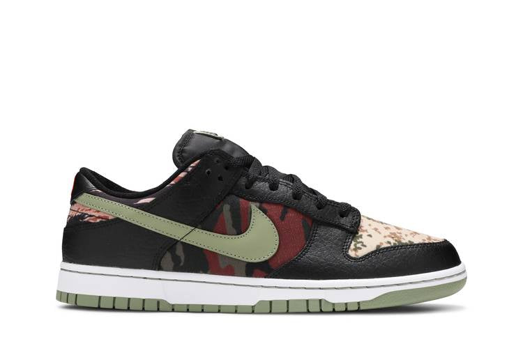 Nike Dunk Low SE Black Multi-Camo (Crazy Camo) - DH0957-001 / DB1909-001